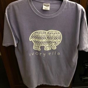 Ivory Ella Lilac short sleeve T-shirt